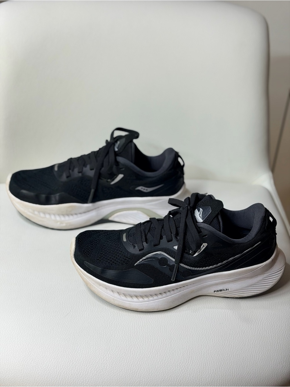 Saucony Black & White Performance Running Shoes
